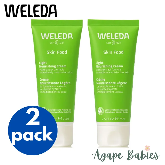 [2 Pack] Weleda Skin Food Light, 75ml Exp: