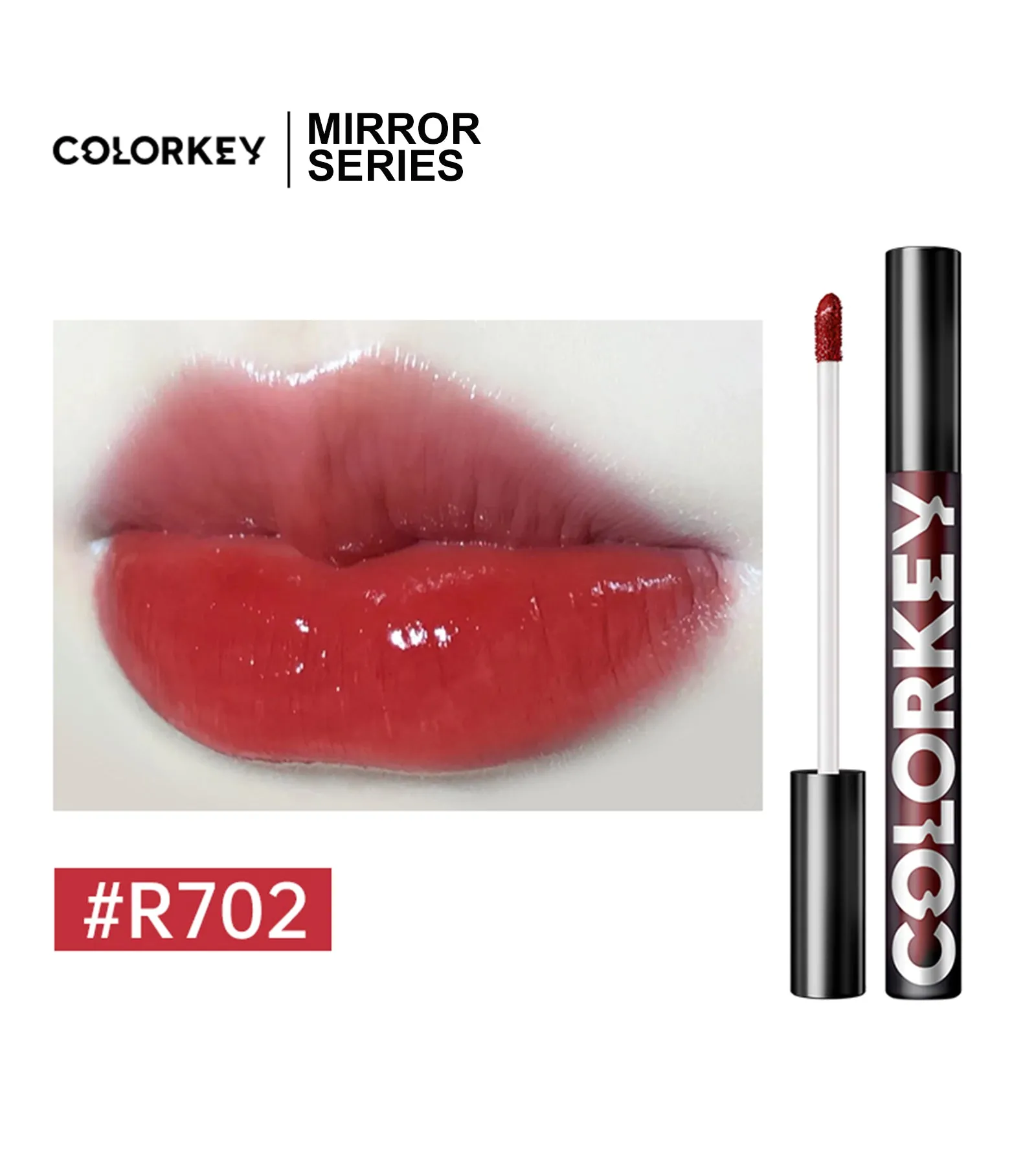 Airy Lip Gloss Mirror Series R702 Red