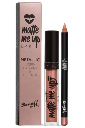 Barry M Matte Me Up Lip Kit - Couture