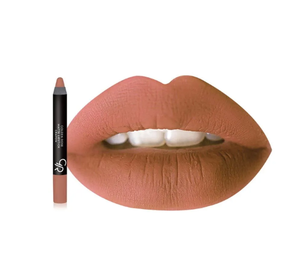 Golden Rose Matte Lipstick Crayon 14