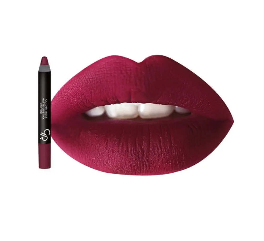 Golden Rose Matte Lipstick Crayon 19