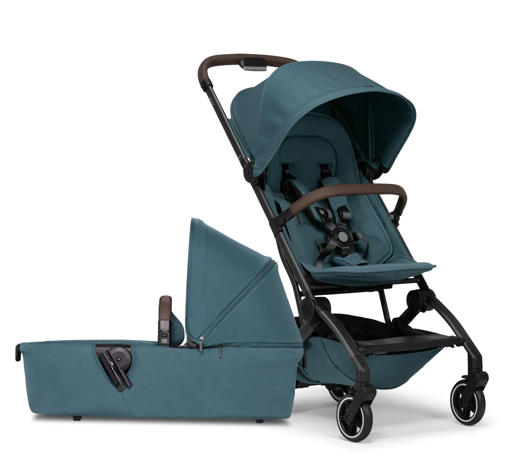 Joolz Aer  Classic Lightweight Compact Travel Stroller With Bassinet Bundle