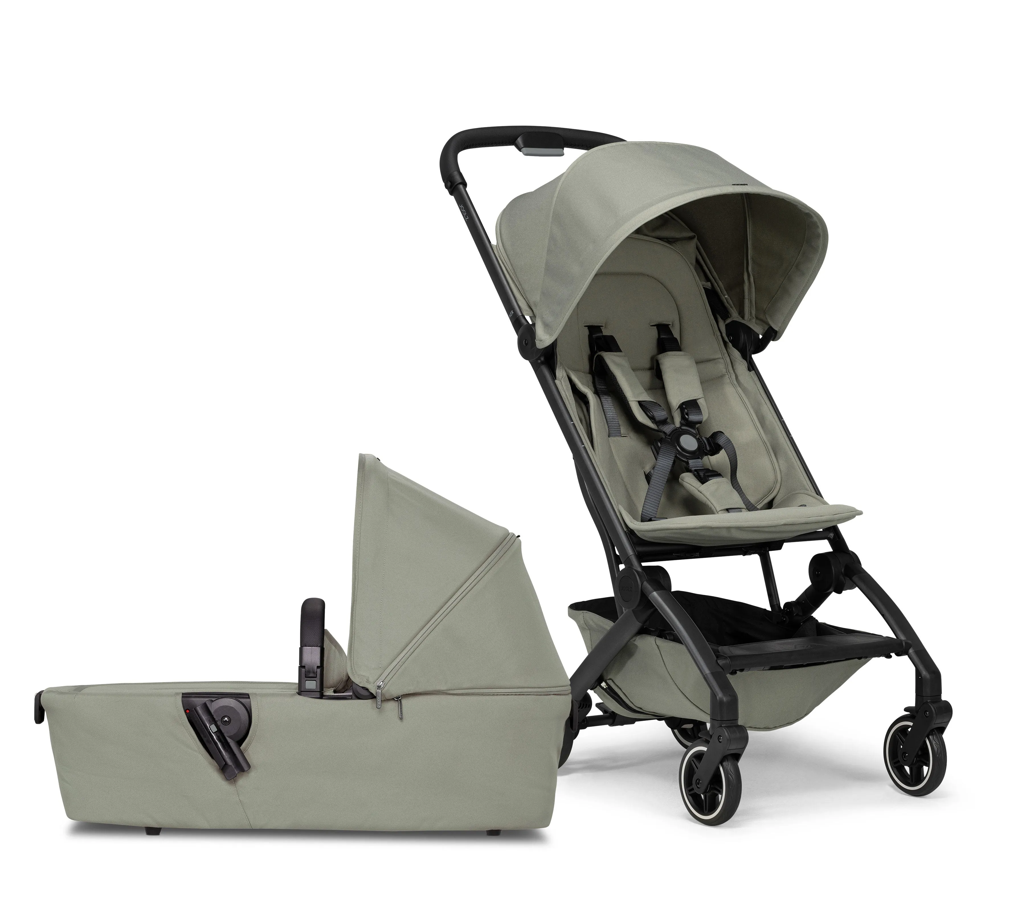 Joolz Aer  Classic Lightweight Compact Travel Stroller With Bassinet Bundle