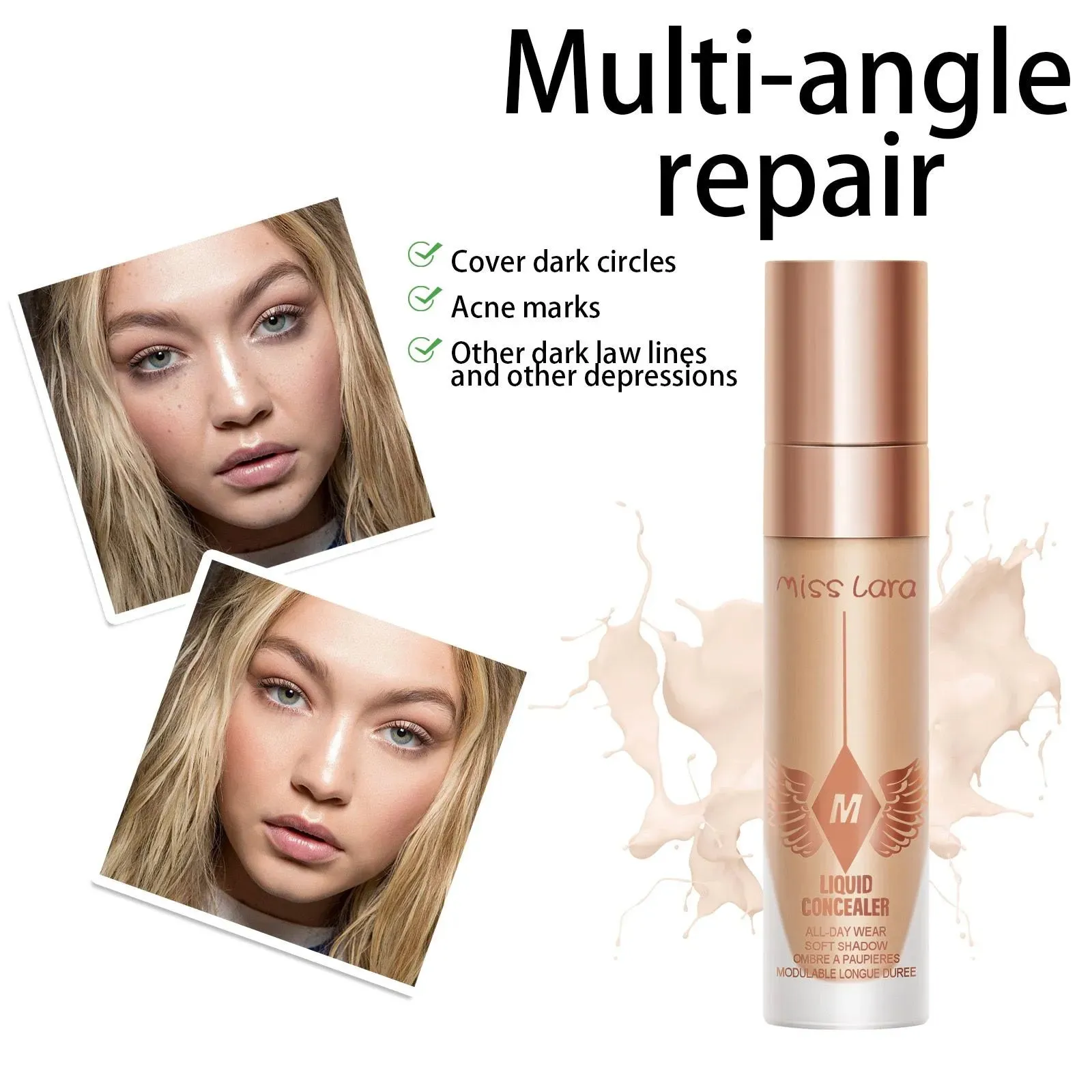 Miss Lara New Multi Angle Repar Liquid Concealer MS-205