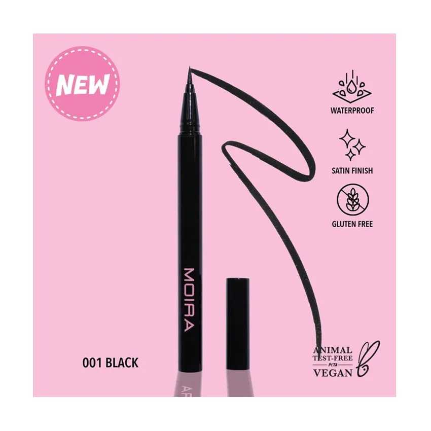 MOIRA Vegan Precision Liquid Eyeliner Black