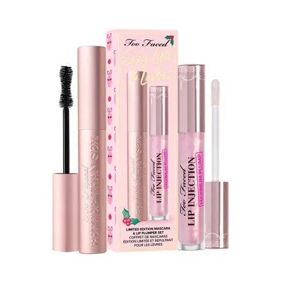 New - Too Faced Sexy Lips & Lashes Limited Edition Mascara & Lip Plumper Set - 0.41oz/2pc - Ulta Beauty