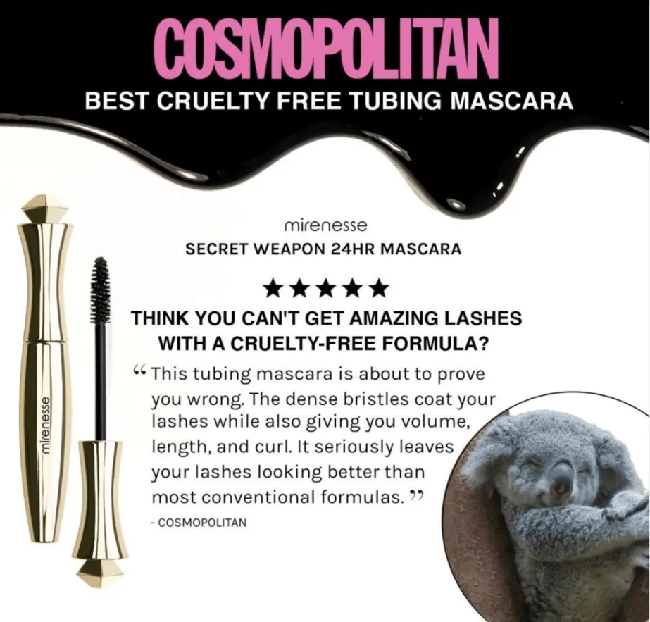 Original Secret Weapon 24hr Mascara Tubing  Black Full Size-Winner 13 Best Mascara Awards _ Over 5 Million sold!