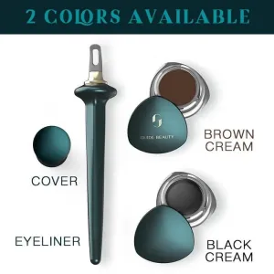 Silicone Eyeliner Eye Shadow Brush With Gel