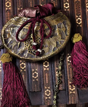 Sufi Kashkul, Qajar Period, as an Elegant Evening Bag