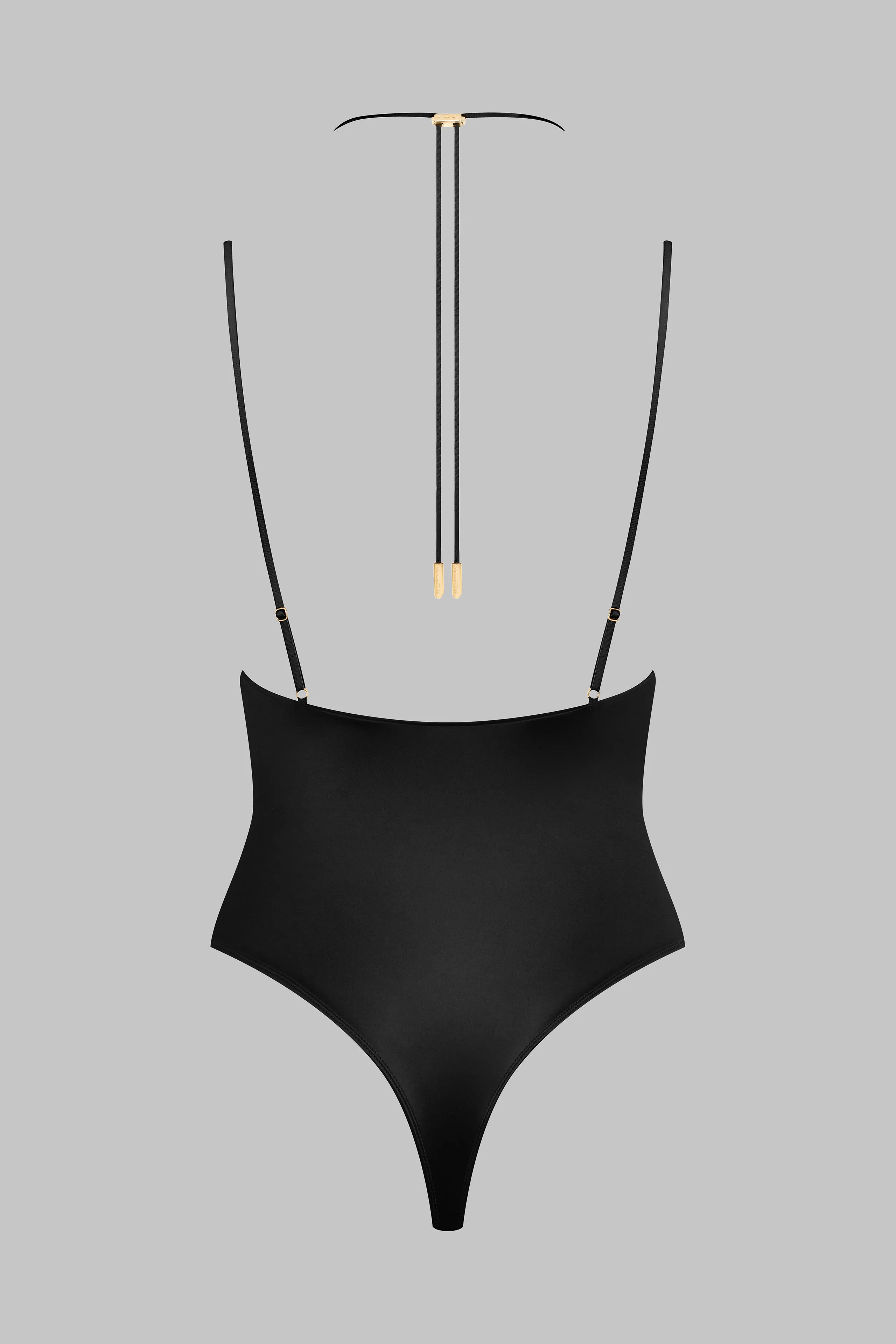 Thong bodysuit with straps - French Kiss