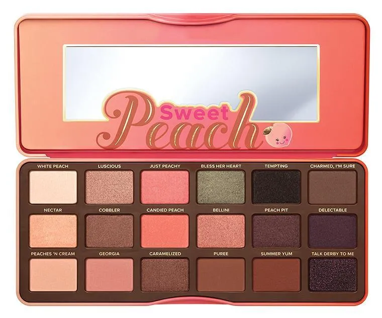 Too FACED hot sell 18 colors Sweet Peach Eyeshadow Palette