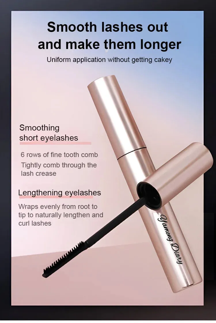 [Waterproof & Smudge Proof] Lengthening, curling & long-lasting mascara