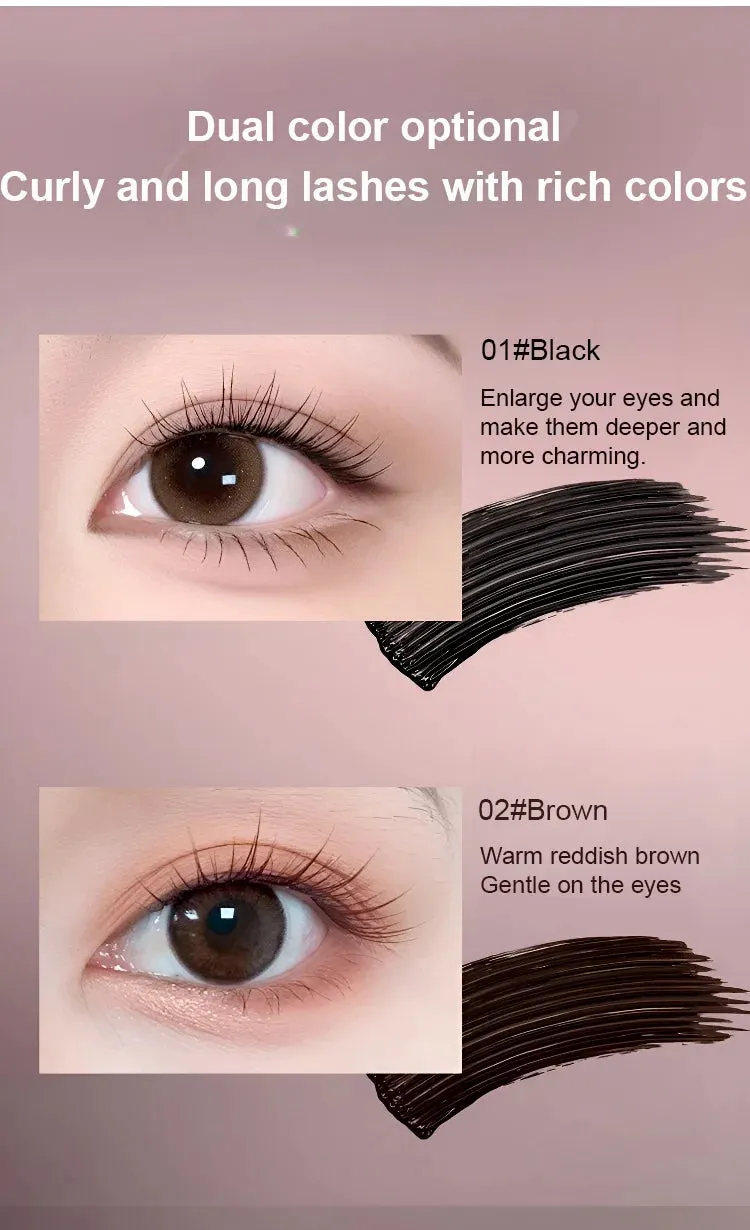 [Waterproof & Smudge Proof] Lengthening, curling & long-lasting mascara